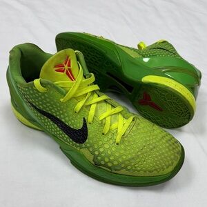 Nike Zoom Kobe 6 Protro Grinch Men’s 11 Green CW2190 Low Top Basketball Shoes